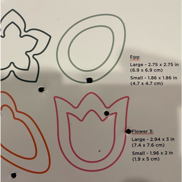 🥕🌷🌼Spring Collection of Metal Cookie or Fruit Cutters - Picture 10 of 10